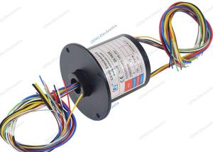 China Electrical Power Signal Slip Ring With Flange Installation For Robot Arm on sale