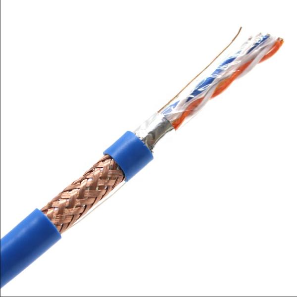 SF / UTP 6 Pairs 24AWG 23AWG Cat5e Cat 6 Indoor UTP Lan Cable