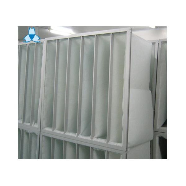 Commercial Washable Hvac Air Filters , Air Bag Filter Air Conditioning Ventilation