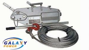 China Lever Block Wire Rope Pulling Overhead Line Construction Tools With 8mm Wire Rope Diameter on sale