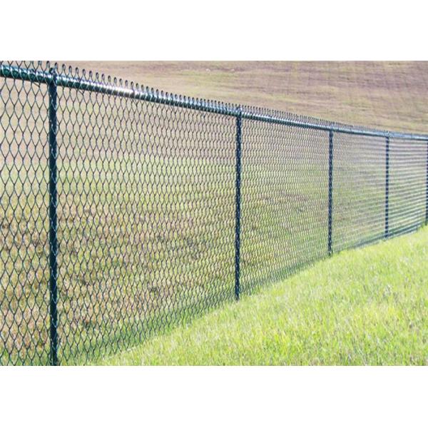 Custom 7' High Chain Link Sideline Fence for Baseball / Soccer Park