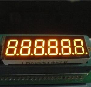 Quality 9.2mm Common Cathode 6 Digit 7 Segment Led Display For Instrument Panel Indicator wholesale