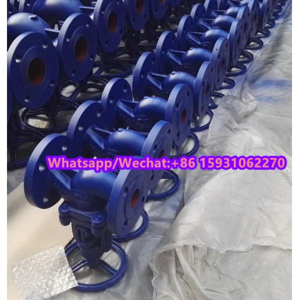DN125 PN16 body material GG25 DIN globe valve supplier from China