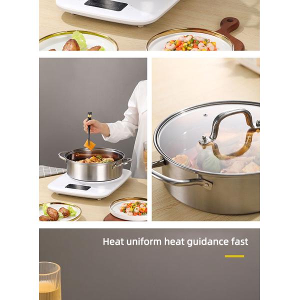 Factory 28 CM Steamer Pot Stainless Steel Dumplings Seafood Rice Cooking Food Steamer Pot For Sale