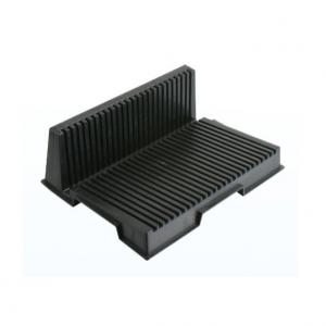 Quality Non Adjustable ESD Magazine Rack L Style 25 Slots PP Conductive Material wholesale