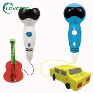 Quality pcl 1.75mm robot 3d pens with built in power and global first voice broadcasting wholesale