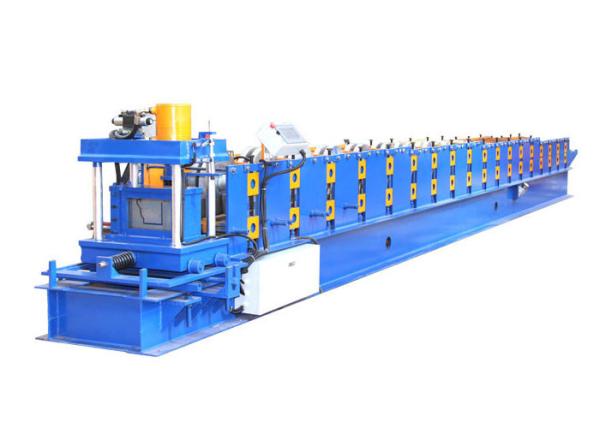High Precision Gutter Roll Forming Machine , Rain Gutter Machine With Hydraulc