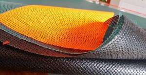 China Flexible PVC Mesh Screen , Grid Garden Mesh Fencing With OEM Service Coated Wire Mesh Rolls on sale