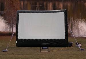 Quality 6*4 m Outdoor Inflatable Movie Screen / Projection Film Screen For Advertisement wholesale