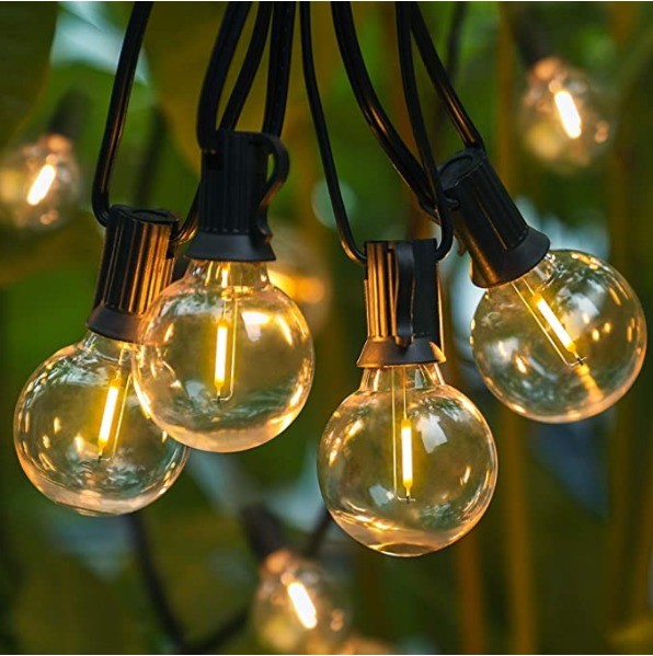 Christmas Vintage LED Garland For Cafe Patio String Lights Lighting