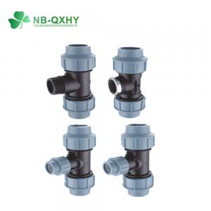 Quality Industrial QX Small Size PP Material Tubing Compression Fittings with Round Head Code wholesale