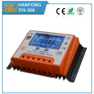 Quality 12V 24V 30A PWM Solar Charge Controller as MPPT Controller with LCD 100w PV panel 300Ah Battery form Solar system Home wholesale