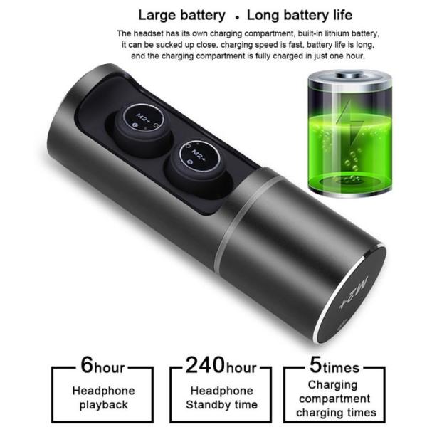 Bluetooth 5.0 Earphone Tws Wireless Headphones Cordless Headphone Handsfree Earbuds Sport Earphones Headset with Mic Pk X2t M9