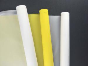 China High Tension 100% Plain Weve Polyester Silk Screen Printing Mesh Fabric Roll For PCB Printing on sale
