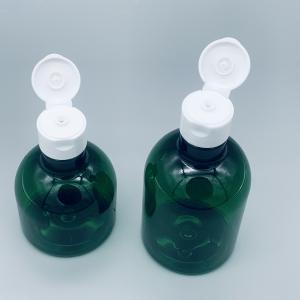 China Dark Green Empty Wholesale 50ml 100ml 150ml Round Custom Shampoo Bottle PET Cosmetic Plastic Pump Bottle on sale