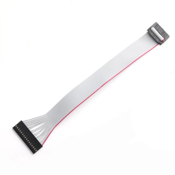 DP2.54-1×16P to IDC2.54 2×8P Ribbon Cable Assembly | Custom Pitch 2.54mm