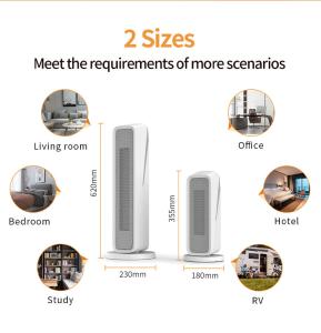 Quality FCC Portable Electric PTC Heater App Controlled Remote Controlled wholesale