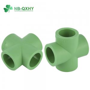 China Round Head Code Plastic PVC UPVC Pipe Fittings for Hot and Cold Water Pipes in Green Color on sale