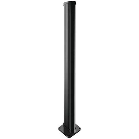 Black Bolt Down Cast Iron Bollards Stainless Steel Fixed Static Parking Safety