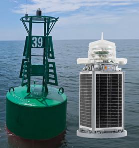 Cheap IP68 Solar Navigation Lights Lantern With Lithium Iron Phosphate Battery and LED Light Source for Marine Safety for sale