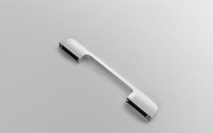 China Chrome / Matt Silver Decorative Drawer Pulls Handle Zinc Alloy Oval Shape on sale
