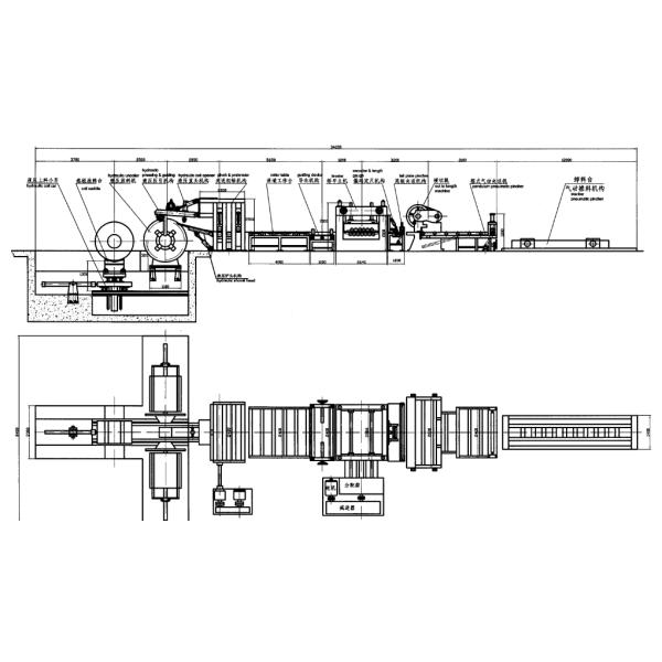 Automatic Coil Cut To Length Line Hot Rolled Aluminum Coil Slitting Machine