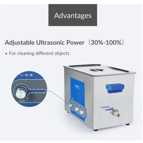 20L 400W SONIC Wave Ultrasonic Cleaner Adjustable Power Ceramic Heaters