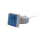 22mm AC 0-100A LED Traid display Multifunctional Indicator Ammeter Voltmeter