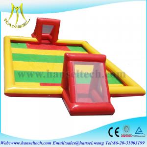 Quality Hansel Inflatable football field inflatable soccer field wholesale