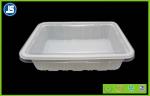 Starch Pantone Biodegradable Plastic Food Trays , Blister Food Boxes Container