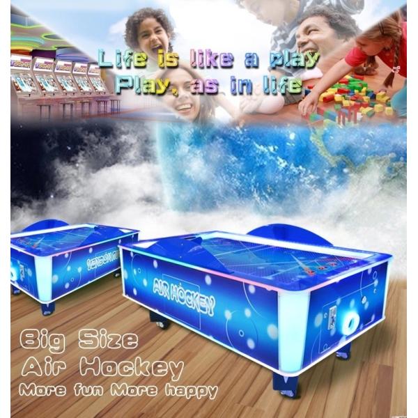 W110 * D210 * H75CM Air Hockey Arcade Machine 350W Power CE Certificated