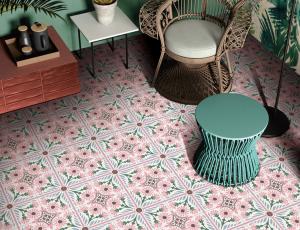 China ISO13006 20x20cm Decorative Ceramic Tile Bathroom Kitchen , 8.5mm Wall Floor Tile on sale