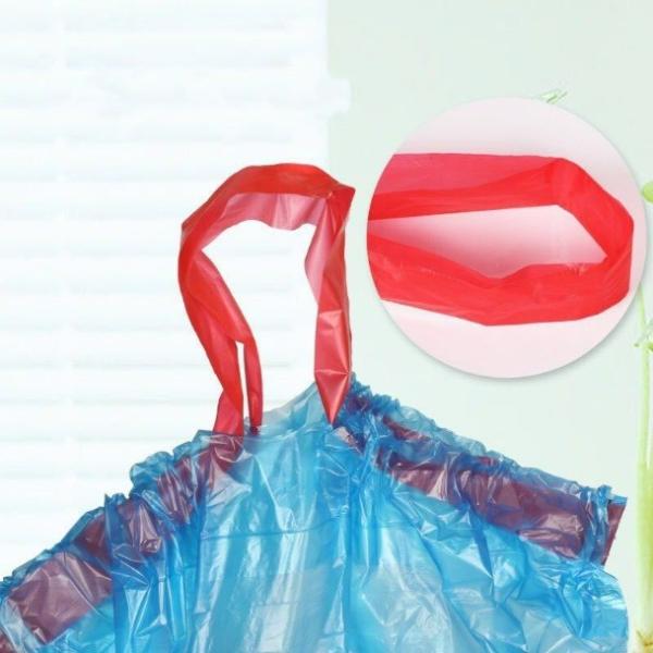 Cheap Embossed Surface Handling 13 Gallon Drawstring Odor Controlling Trash Bags for sale