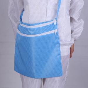 Quality Anti Static Workwear Cleanroom ESD Clean Room Polyester Bag ESD Ziplock Fabric Bag esd Bags Anti-static Bag With Zipper wholesale