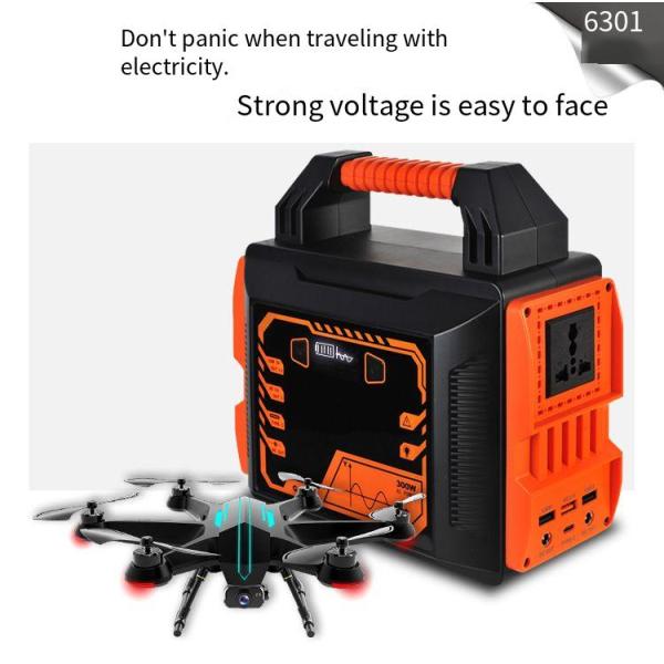 Portable solar mini power station energy storage power supply with USB/DC/TYPE-C/QC3.0 interfaces