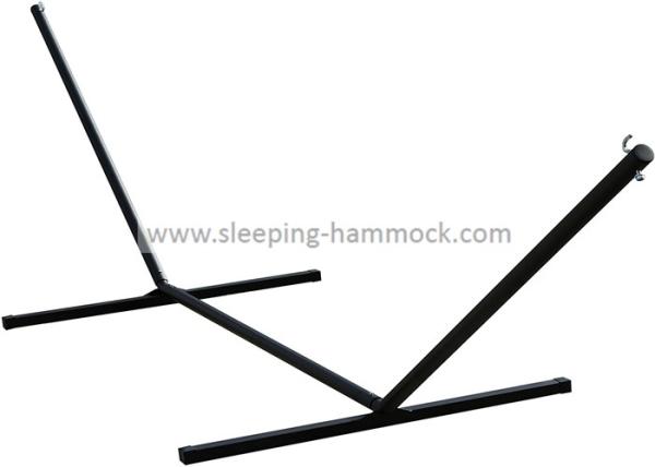 Cheap Extra Large Steel Hammock Stand , Tri Beam Hammock Stand With Foot Plate Spreader Bar Hammocks for sale
