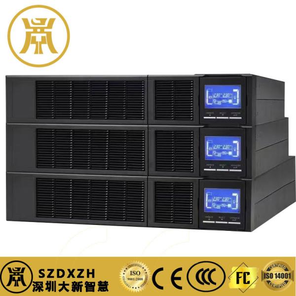 Cheap High-frequency rack UPS single input single output dual conversion online operation for sale