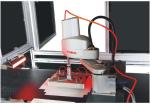 Automatic Visual Positioning Machine For Rigid Boxes Speed up to 25-35pcs / min.