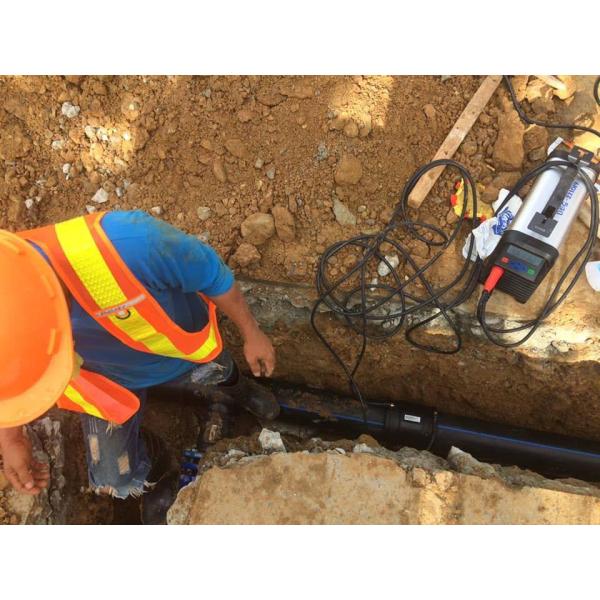 Automatic PE Pipe Electrofusion Welding Machine Bar Code Scanning