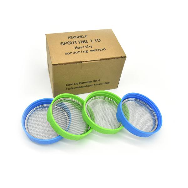 1pc Sprouting Jar Lids 304ss Metal Mesh Screen Food Grade