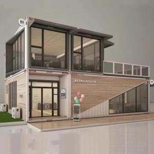 China Prefab Shipping Tiny Bedroom Storage Container Homes with Galvanized Steel Frame on sale