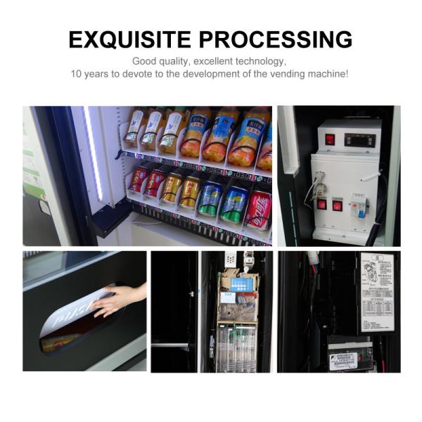 Snack / Food / Cold Drink Self Service Vending Machine 1933 * 1009 * 892mm Size