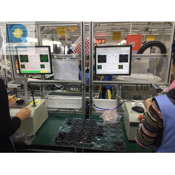 High Precision Fan Blade Balancing Machine , Blower Impeller Gripper Balancing Machine