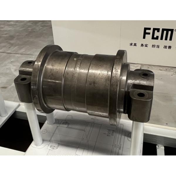 OEM Undercarriage Track Roller 65T Excavator Track Roller Grey Color