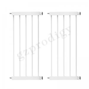 China 11.85 Inch Extendable Baby Gate , Ecofreindly Metal Dog Gate For Stairs on sale