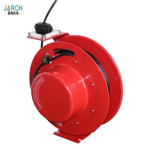 Quality Electric Spring Driven Cord Retractable Hose Reel 45 Feet Of 12/3 Cord GFCI Dual Outlet wholesale