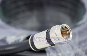 Quality Digital Camera Transmit RG6 CATV Coaxial Cable in 20M with Compression Connector wholesale
