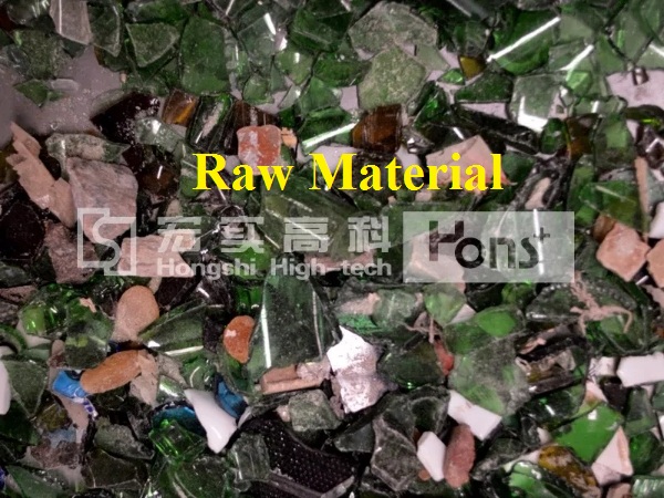 CCD Color Classification Machine For Broken Glass Of 3.0KW Voltage AC220V/50HZ