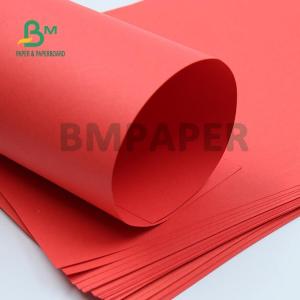 Quality 100 - 250gsm Red Color Uncoated Bristol Paper For DIY Craft 1350mm Clear Image wholesale