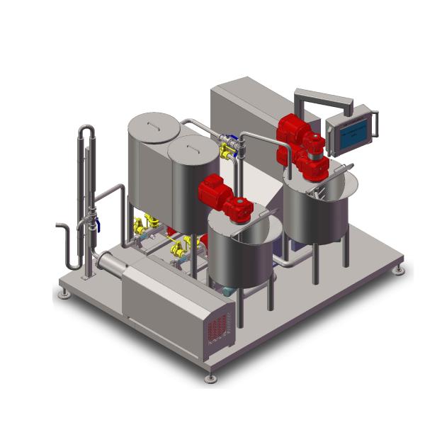 Automatic Small Chiffon Cake Aeration System With Siemens PLC Control